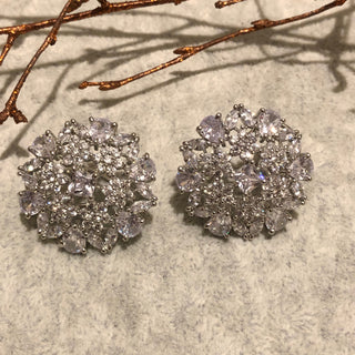 American Diamond Style Studs - Silver