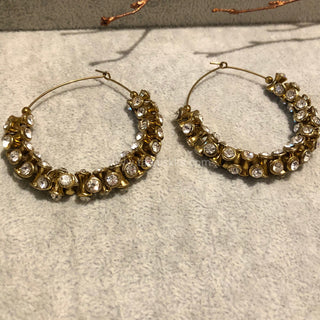 Antique Gold Earrings - Golden