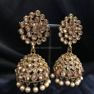 Antique Gold Earrings - Golden