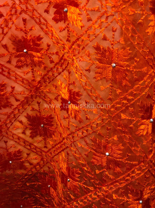 The Citrine Fire Phulkari Dupatta