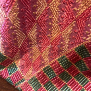 The Royal Rubellite Phulkari Dupatta