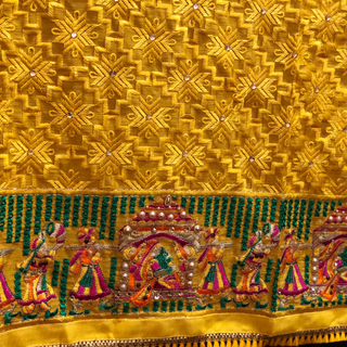 The Sunehri Dholi Bridal Phulkari Dupatta
