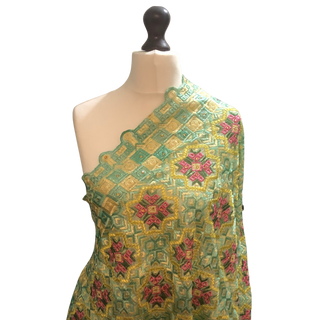 The Mint Blossom Phulkari Dupatta