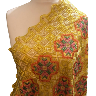 The Marigold Sunshine Phulkari Dupatta