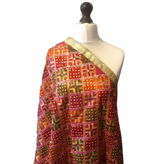 The Heirloom Empress Phulkari Dupatta