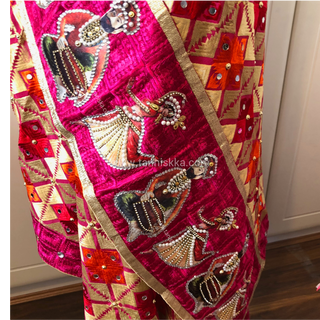 The Bridal Shagun Phulkari Dupatta