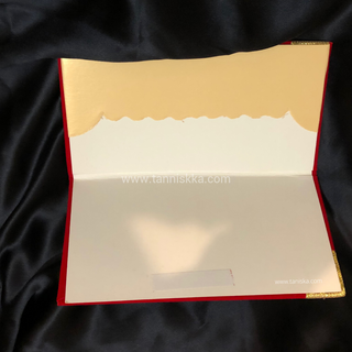 Krishna Deep Red Shagun Money Envelope - Single Envelope