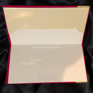 Krishna Bright Red Shagun Money Envelope - Single Envelope