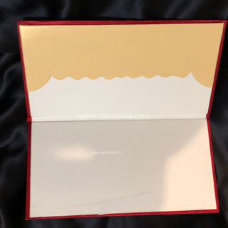 Krishna Bright Red Shagun Money Envelope - Single Envelope