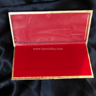 Golden Designer Shagun Money Box - Single Box