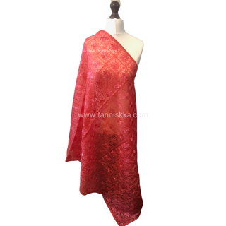 The Coral Ember Phulkari Dupatta