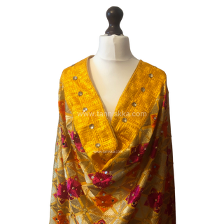 The Bridal Shagun Phulkari Dupatta
