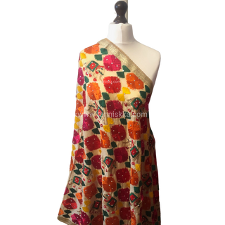 The Sahiba Hathi Phulkari Dupatta