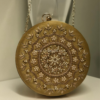 The Golden Aura Clutch Bag