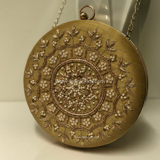 The Golden Aura Clutch Bag