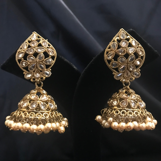 SIA Antique Gold Jhumki's