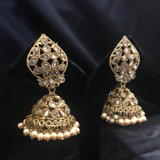 SIA Antique Gold Jhumki's